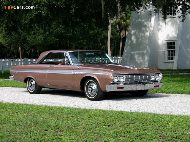 Plymouth Sport Fury Hardtop Coupe (VP2-P 342) 1964 wallpapers (640 x 480)