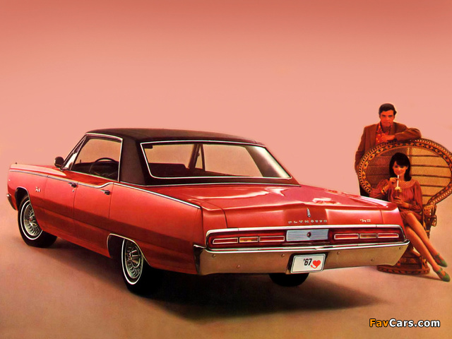 Plymouth Fury III Hardtop Sedan (CP2-M PM43) 1967 wallpapers (640 x 480)