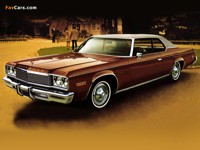 Plymouth Fury Gran Coupe (PP23) 1974 pictures (640 x 480)