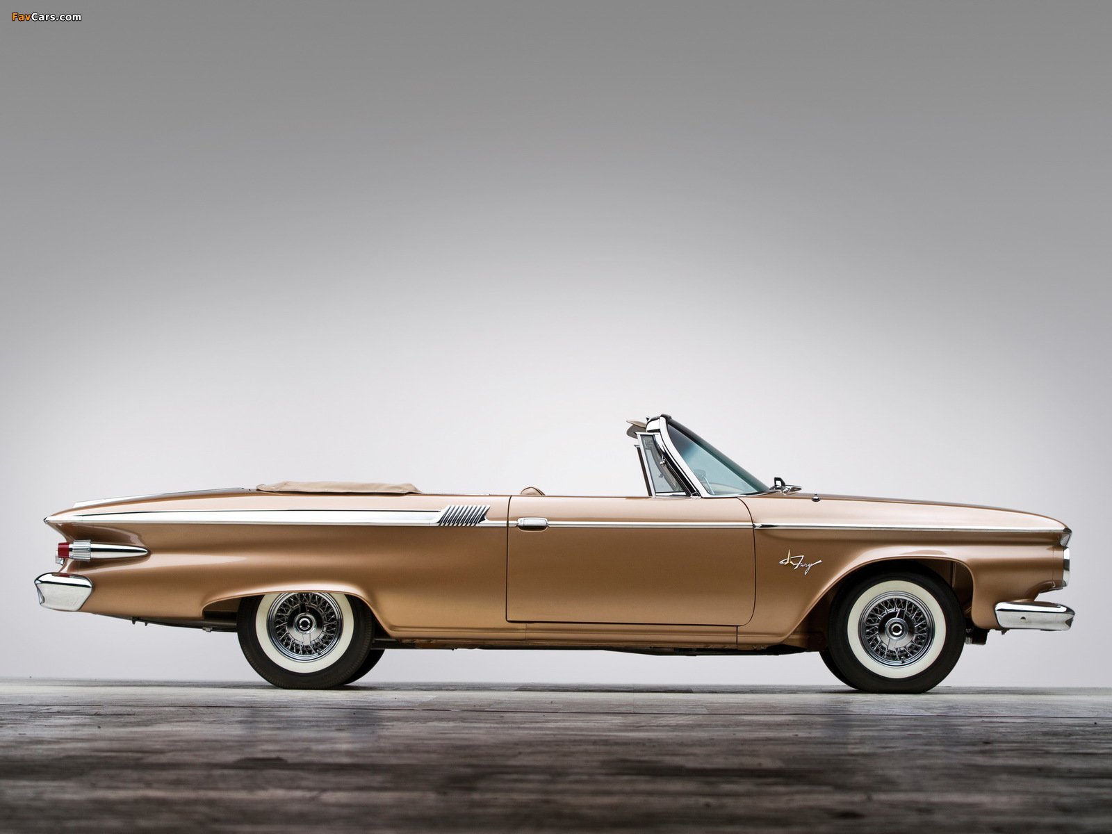 Plymouth Fury Convertible (335) 1961 wallpapers (1600 x 1200)