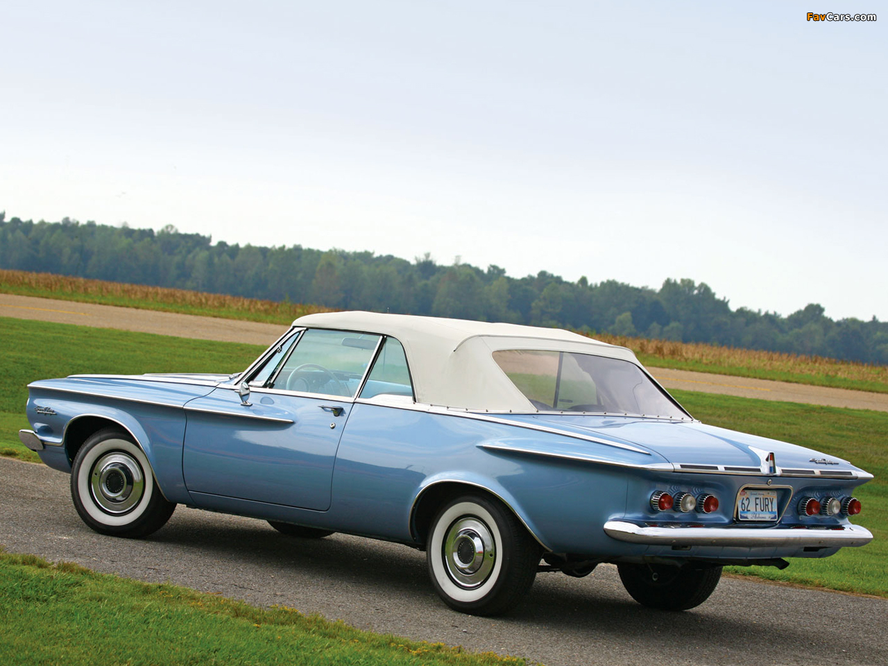 Plymouth Sport Fury Convertible (345) 1962 wallpapers (1280 x 960)