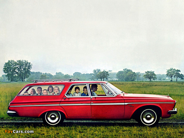Plymouth Fury Station Wagon (376/377) 1963 wallpapers (640 x 480)