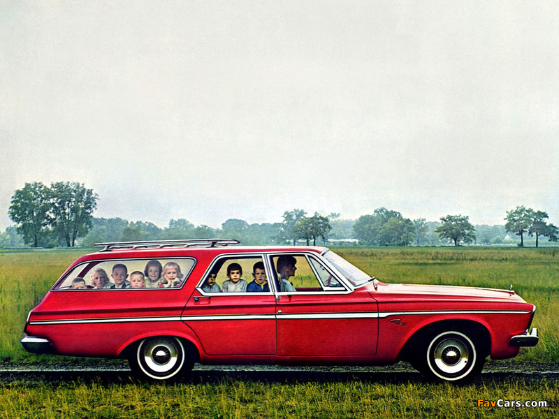Plymouth Fury Station Wagon (376/377) 1963 wallpapers (800 x 600)