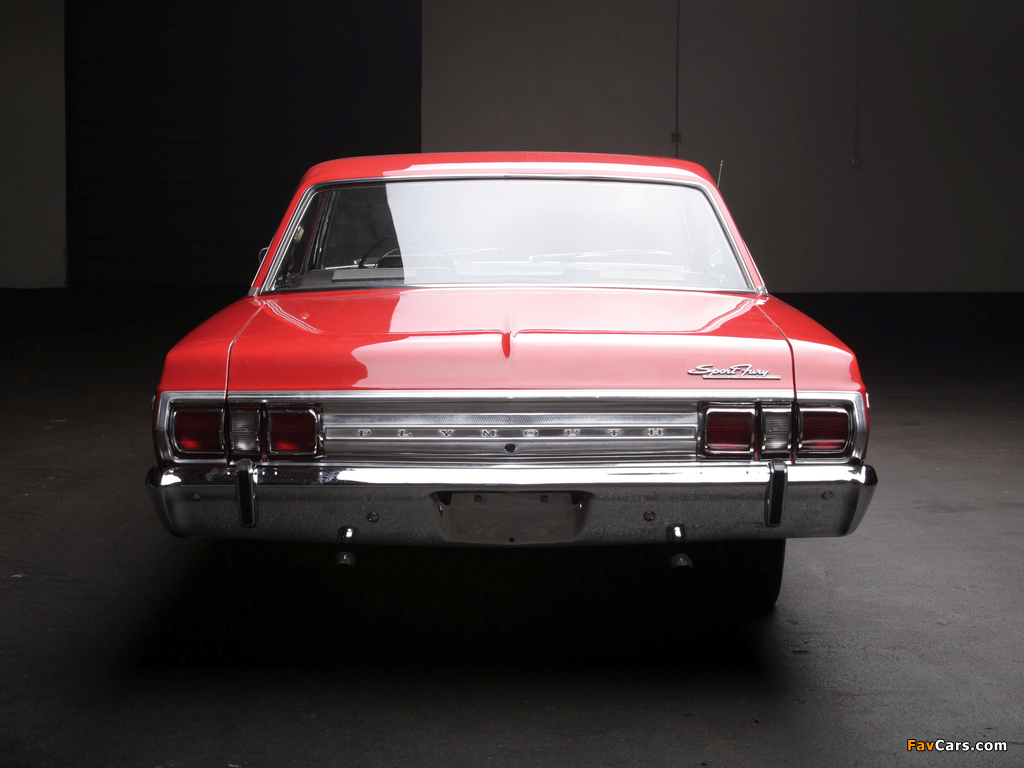 Plymouth Sport Fury Hardtop Coupe (P42) 1965 wallpapers (1024 x 768)