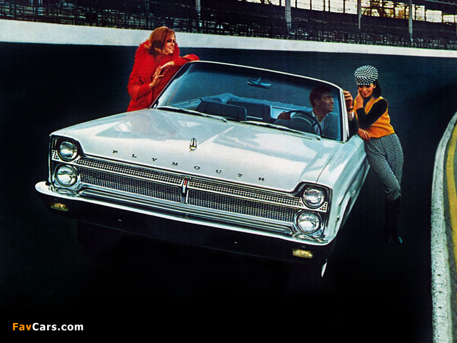 Plymouth Sport Fury Convertible Indy 500 Pace Car (P45) 1965 wallpapers (640 x 480)