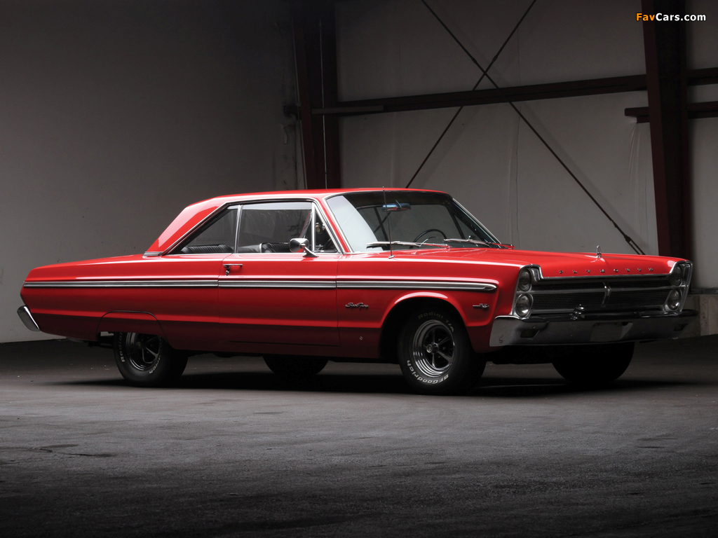Plymouth Sport Fury Hardtop Coupe (P42) 1965 wallpapers (1024 x 768)