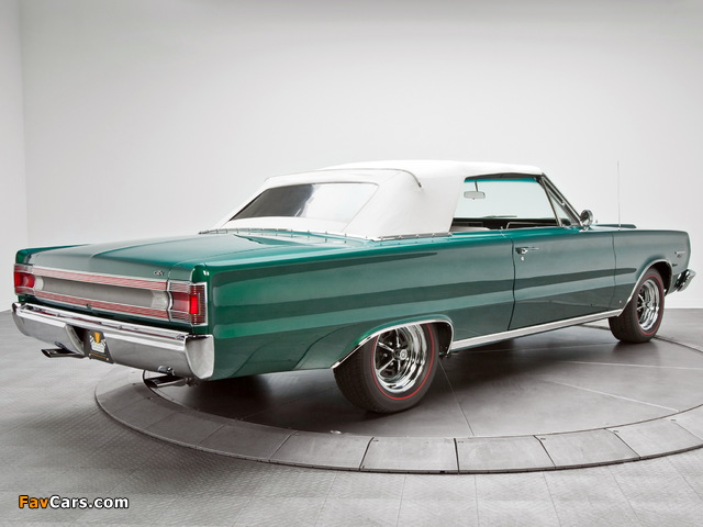 Images of Plymouth Belvedere GTX 440 Convertible (RS27) 1967 (640 x 480)