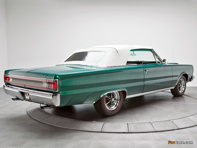 Images of Plymouth Belvedere GTX 440 Convertible (RS27) 1967 (800 x 600)