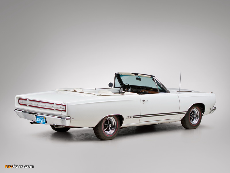 Images of Plymouth GTX Convertible (RS27) 1968 (800 x 600)