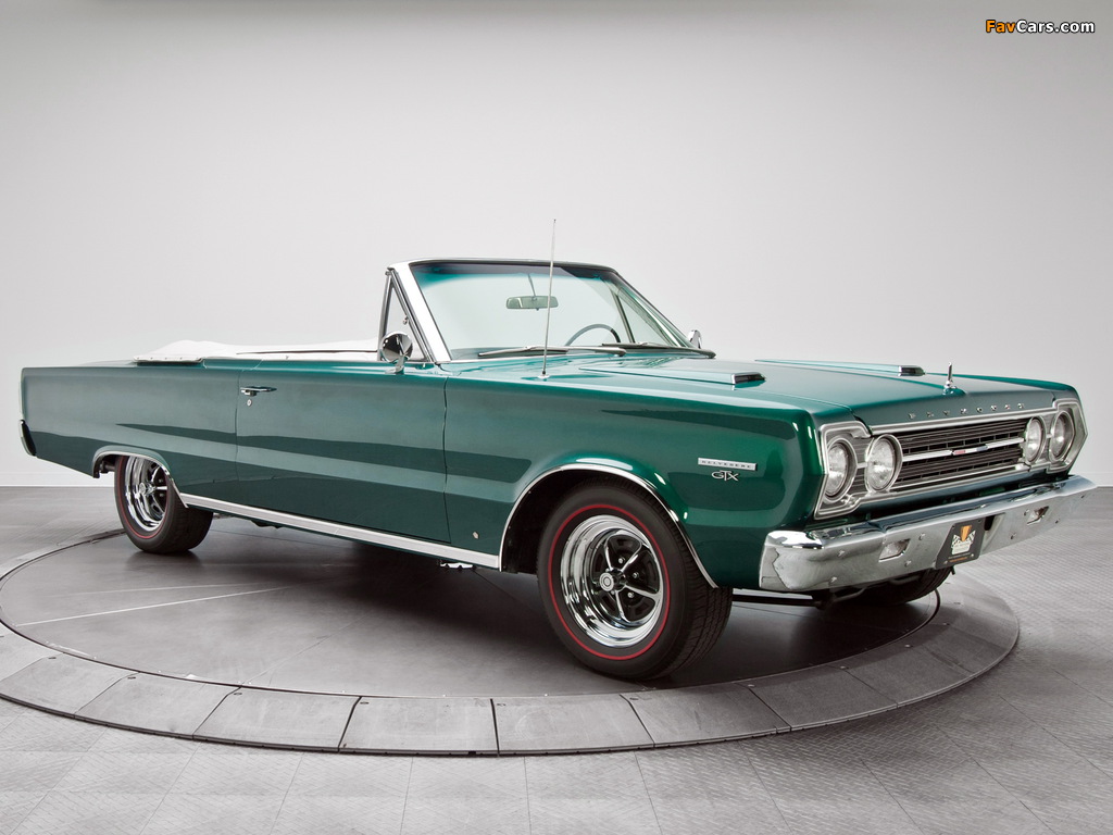 Plymouth Belvedere GTX 440 Convertible (RS27) 1967 images (1024 x 768)