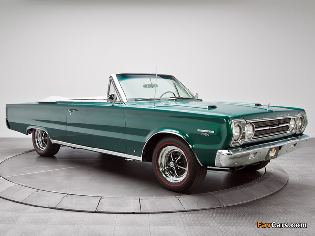 Plymouth Belvedere GTX 440 Convertible (RS27) 1967 images (640 x 480)