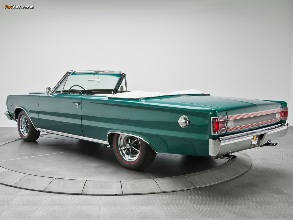 Plymouth Belvedere GTX 440 Convertible (RS27) 1967 images (1024 x 768)