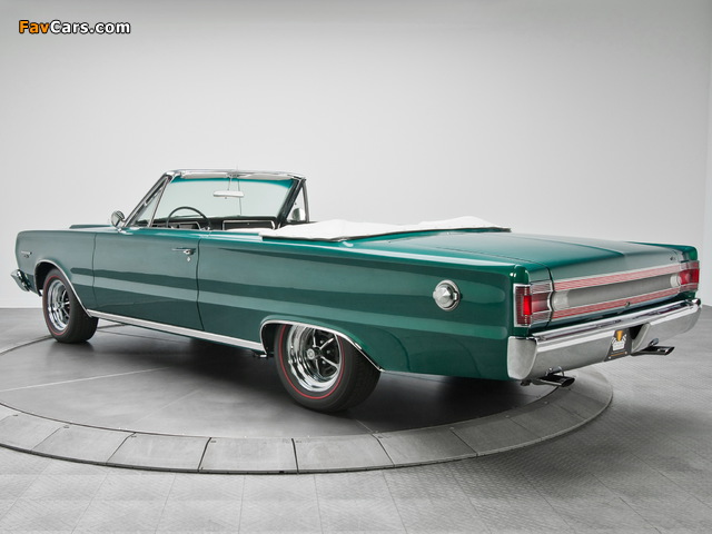 Plymouth Belvedere GTX 440 Convertible (RS27) 1967 images (640 x 480)