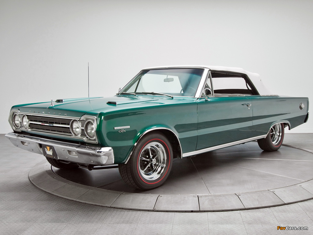 Plymouth Belvedere GTX 440 Convertible (RS27) 1967 wallpapers (1024 x 768)