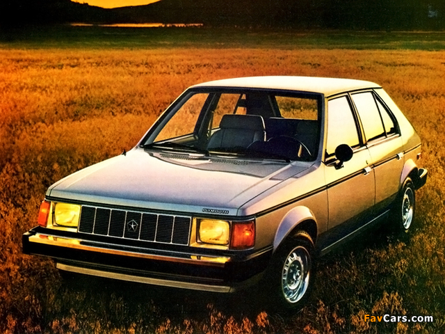Plymouth Horizon 1978–90 images (640 x 480)