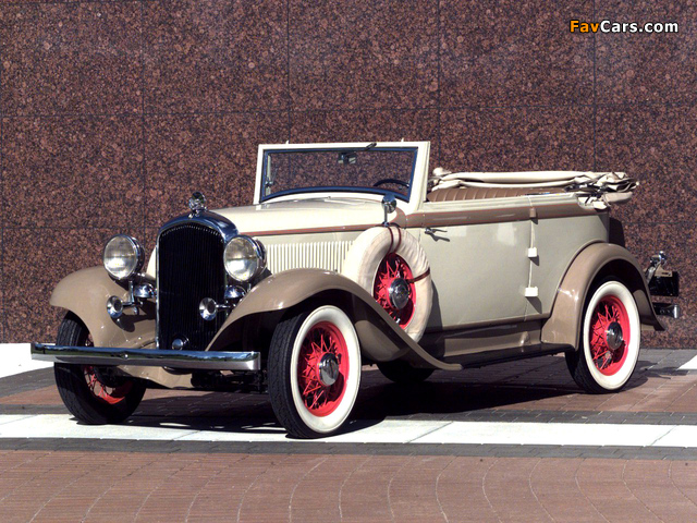 Plymouth PB Convertible Sedan 1932 wallpapers (640 x 480)