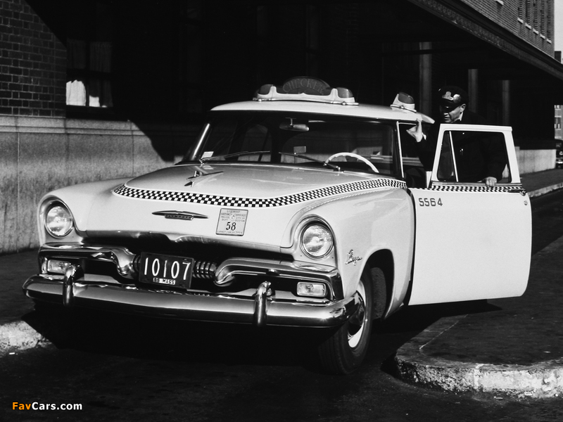 Plymouth Plaza Club Sedan Taxi 1955 wallpapers (800 x 600)