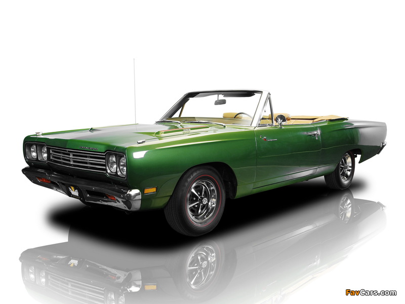 Photos of Plymouth Road Runner 383 Convertible (RM27) 1969 (800 x 600)