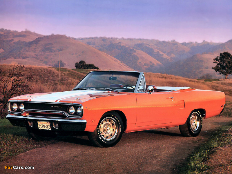 Photos of Plymouth Road Runner Convertible 1970 (800 x 600)