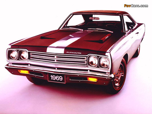Plymouth Road Runner 383 Hardtop Coupe (RM23) 1969 photos (640 x 480)