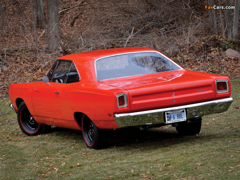 Plymouth Road Runner 440+6 Hardtop Coupe (A12) 1969 wallpapers (800 x 600)