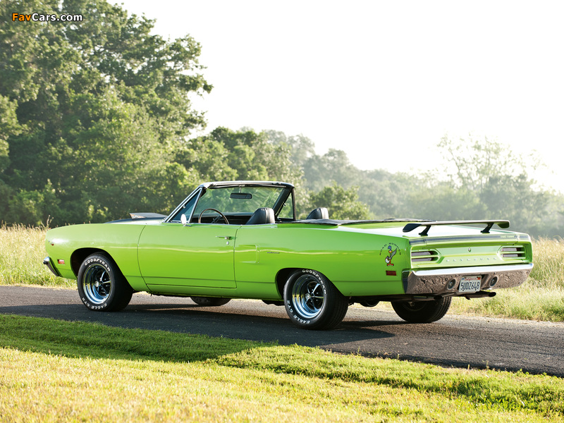 Plymouth Road Runner Convertible (RM27) 1970 pictures (800 x 600)