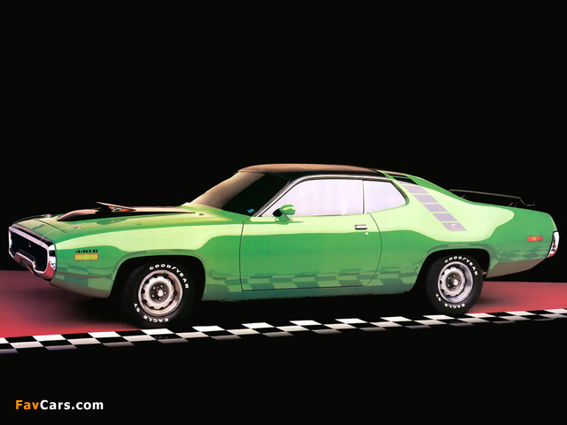 Plymouth Road Runner 440+6 (GR2 RM23) 1971 pictures (640 x 480)