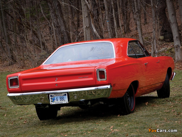 Plymouth Road Runner 440+6 Hardtop Coupe (A12) 1969 wallpapers (640 x 480)