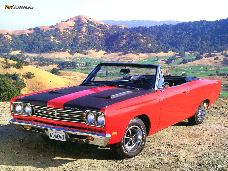 Plymouth Road Runner 383 Convertible (RM27) 1969 wallpapers (800 x 600)