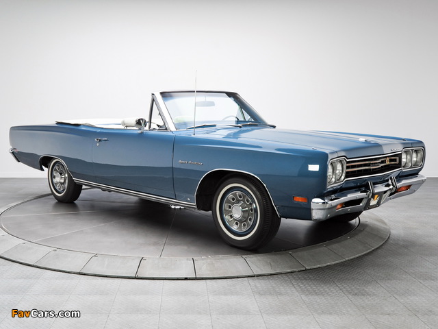 Plymouth Sport Satellite Convertible (RP27) 1969 images (640 x 480)
