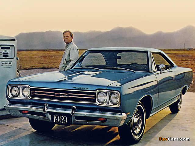 Plymouth Sport Satellite Hardtop Coupe (RP23) 1969 wallpapers (640 x 480)