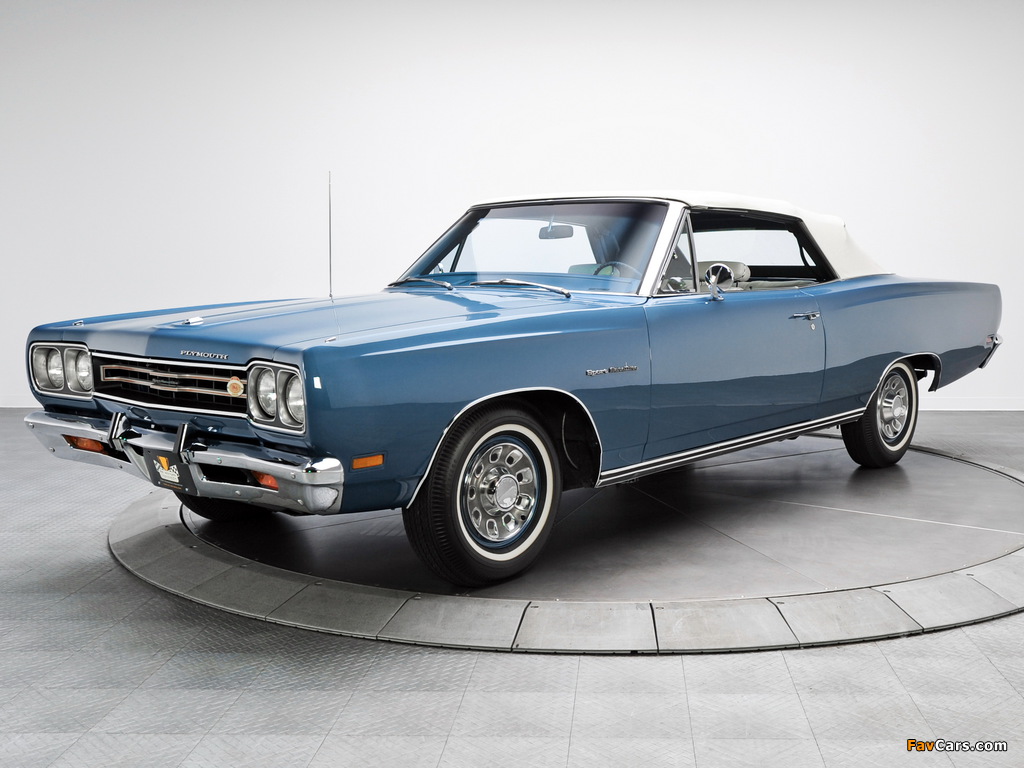 Plymouth Sport Satellite Convertible (RP27) 1969 wallpapers (1024 x 768)