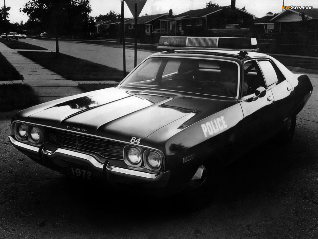 Plymouth Satellite Police 1972 wallpapers (1024 x 768)