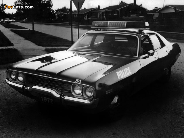 Plymouth Satellite Police 1972 wallpapers (640 x 480)