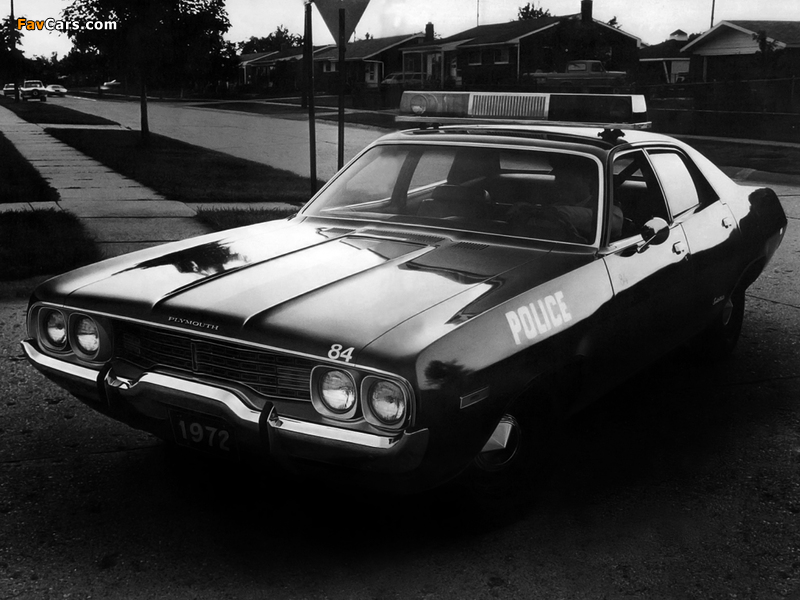 Plymouth Satellite Police 1972 wallpapers (800 x 600)