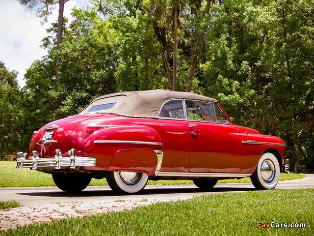 Photos of Plymouth Special DeLuxe Convertible (P18C) 1949 (640 x 480)