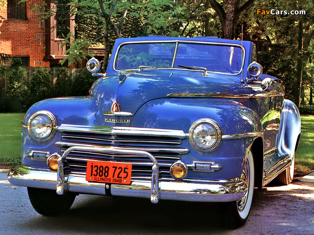 Pictures of Plymouth Special DeLuxe Convertible (P15C) 1948 (640 x 480)