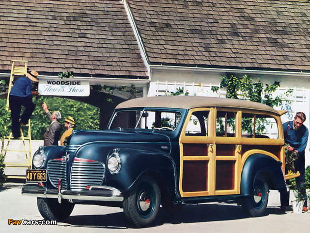 Plymouth Special DeLuxe Station Wagon (P12) 1941 photos (640 x 480)