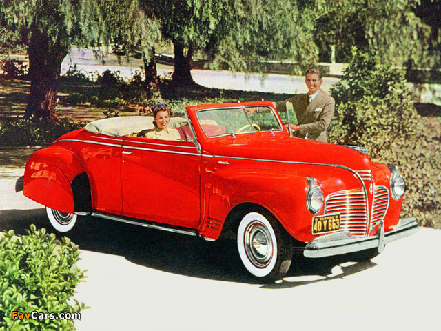Plymouth Special DeLuxe Convertible Coupe (P12-304) 1941 wallpapers (640 x 480)
