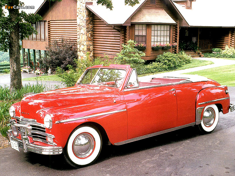 Plymouth Special DeLuxe Convertible (P18C) 1949 images (800 x 600)