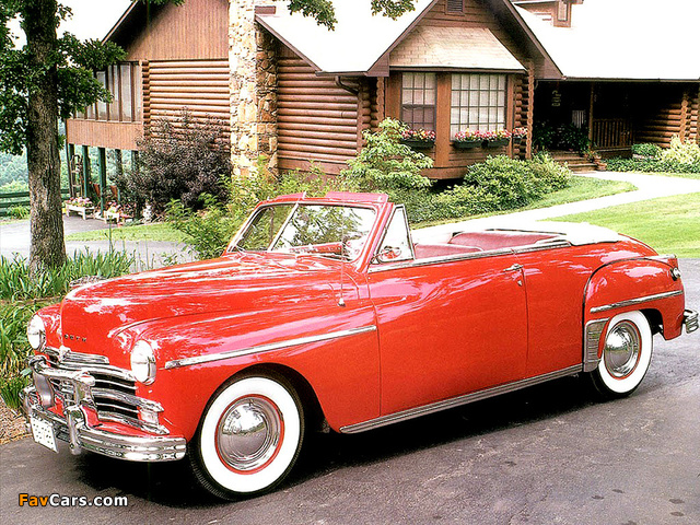 Plymouth Special DeLuxe Convertible (P18C) 1949 images (640 x 480)