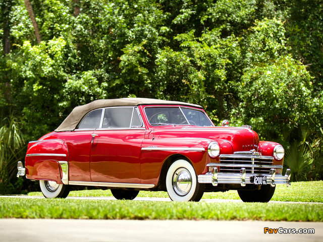 Plymouth Special DeLuxe Convertible (P18C) 1949 wallpapers (640 x 480)