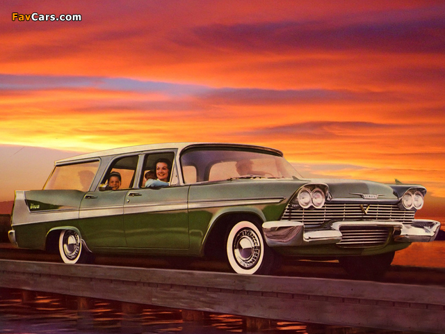 Pictures of Plymouth Sport Suburban 4-door Wagon 1958 (640 x 480)