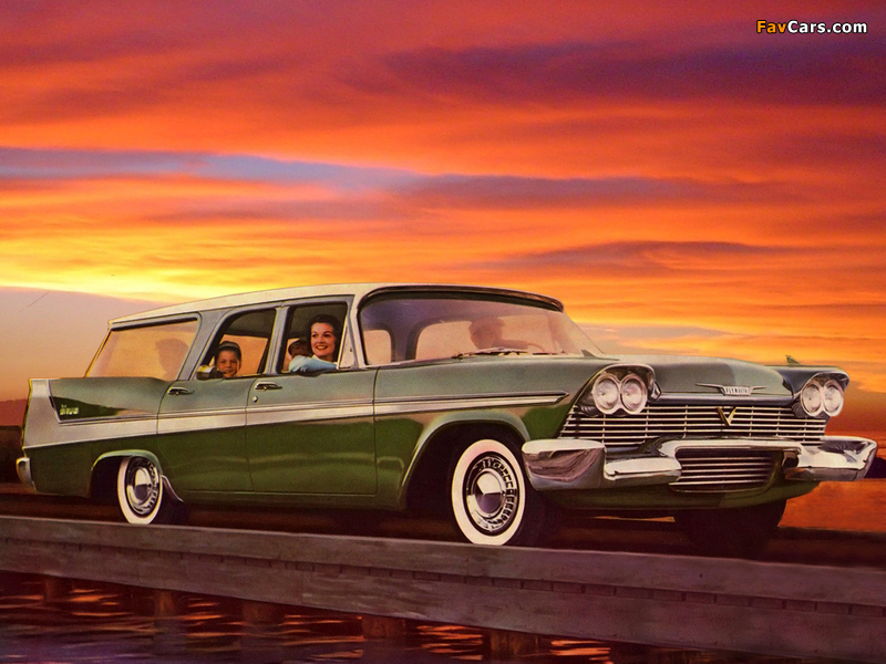 Pictures of Plymouth Sport Suburban 4-door Wagon 1958 (800 x 600)