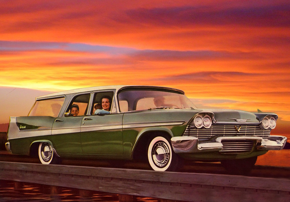 Pictures of Plymouth Sport Suburban 4-door Wagon 1958