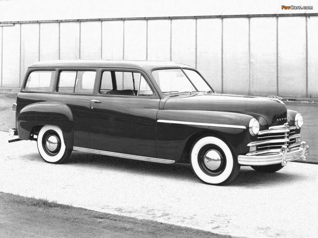Plymouth Deluxe Suburban (P-17) 1949 photos (1024 x 768)
