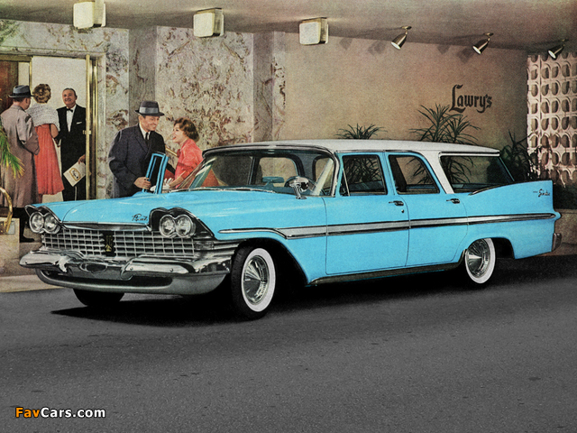 Plymouth Sport Suburban 1959 photos (640 x 480)