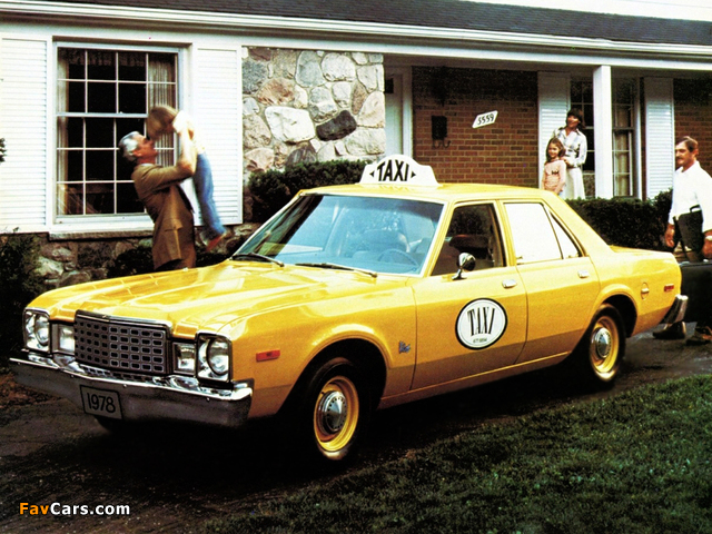 Plymouth Volare Taxi 1978 wallpapers (640 x 480)