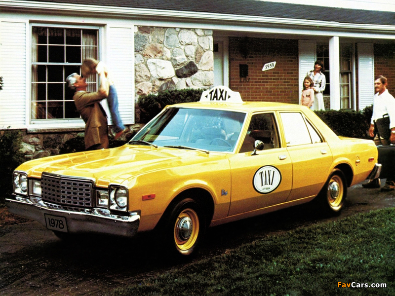Plymouth Volare Taxi 1978 wallpapers (800 x 600)