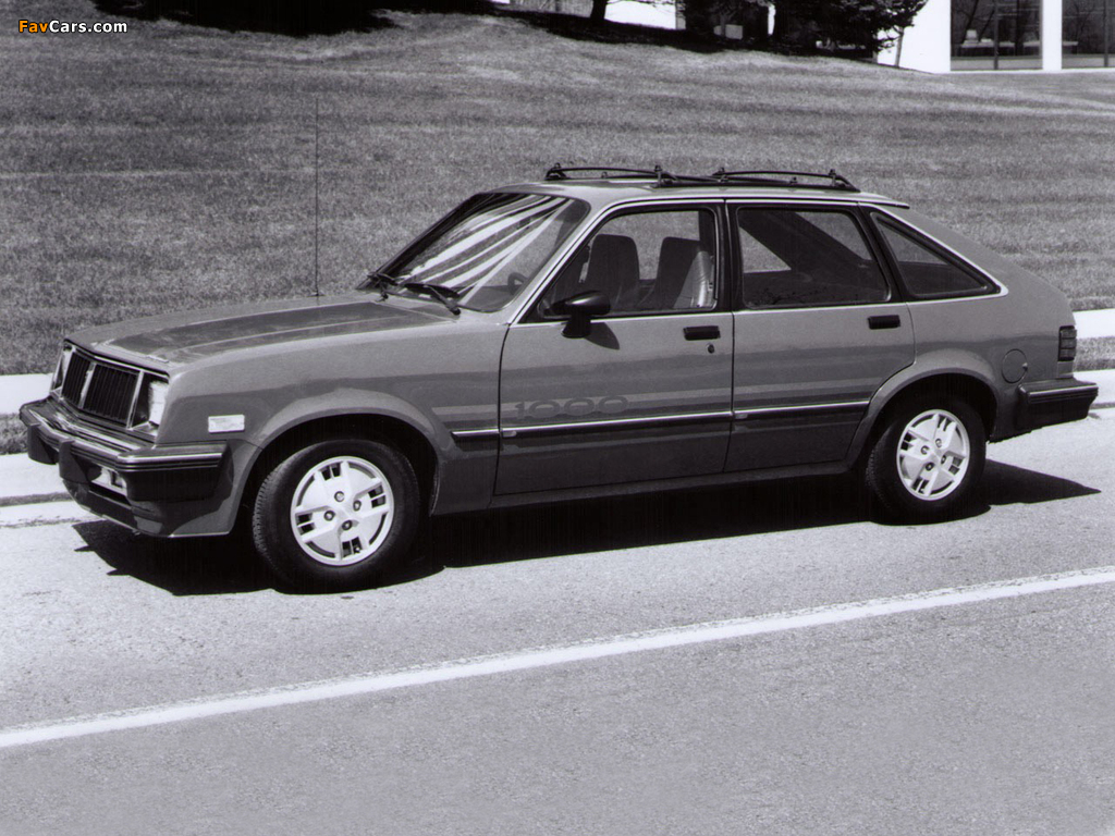 Photos of Pontiac 1000 5-door 1984–87 (1024 x 768)
